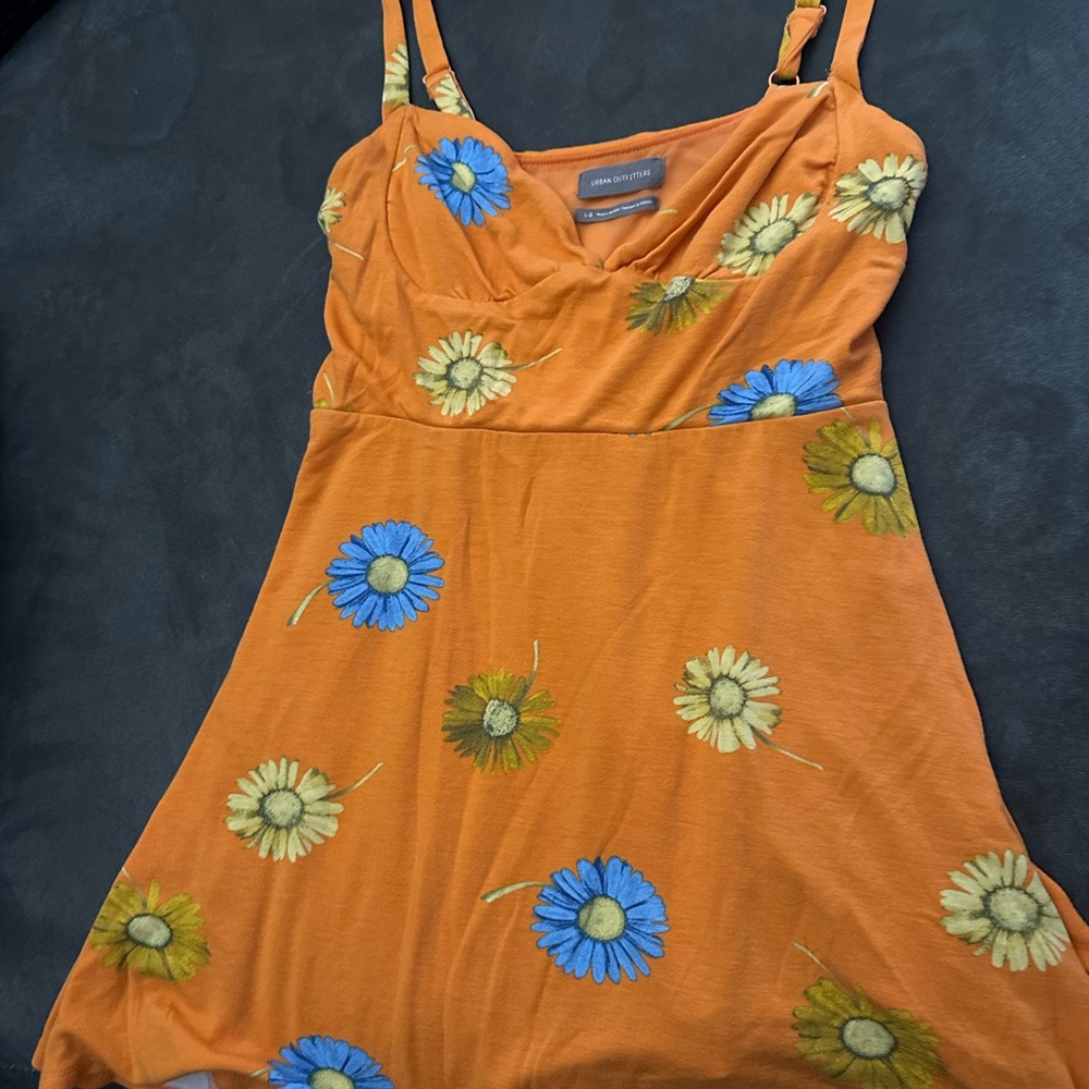 Urban Outfitters Orange Y2K Dress